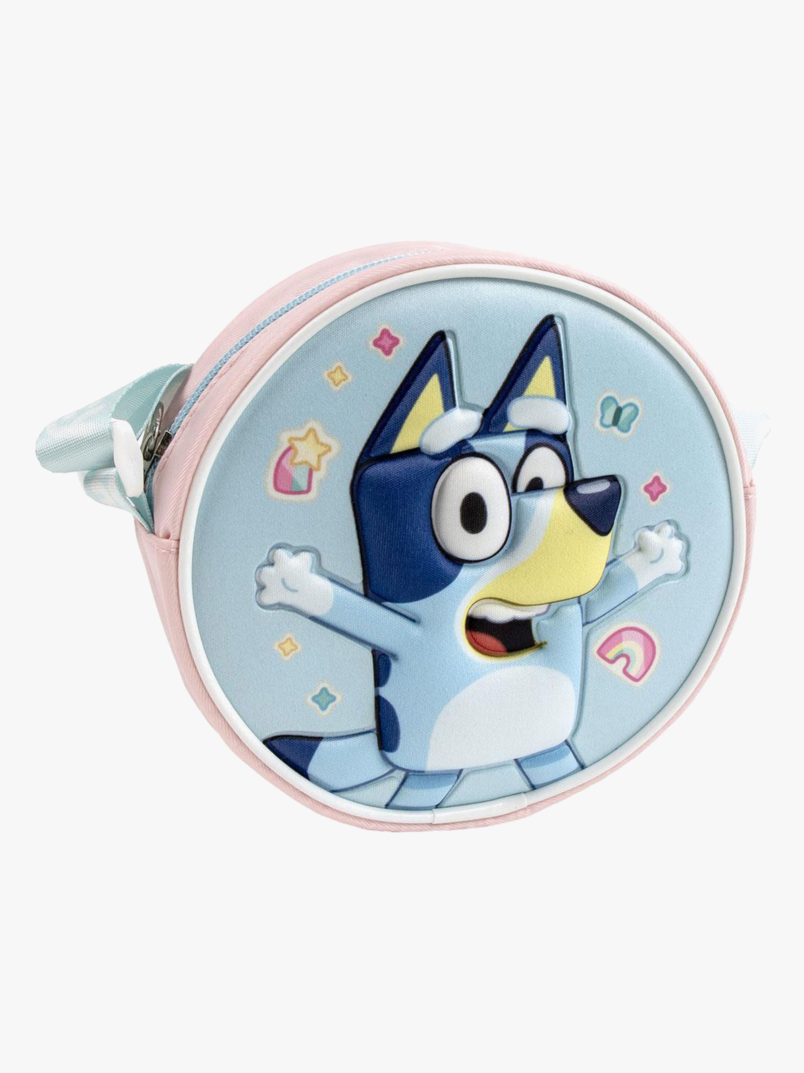 3D Schultertasche, Blau