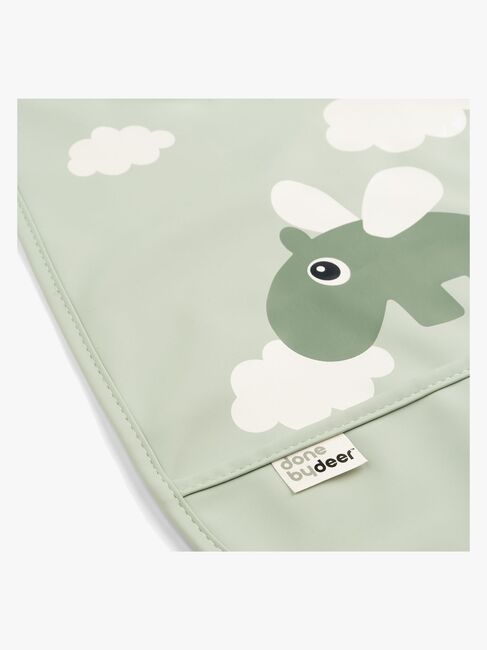 Done By Deer Happy Clouds Lätzchen, Green