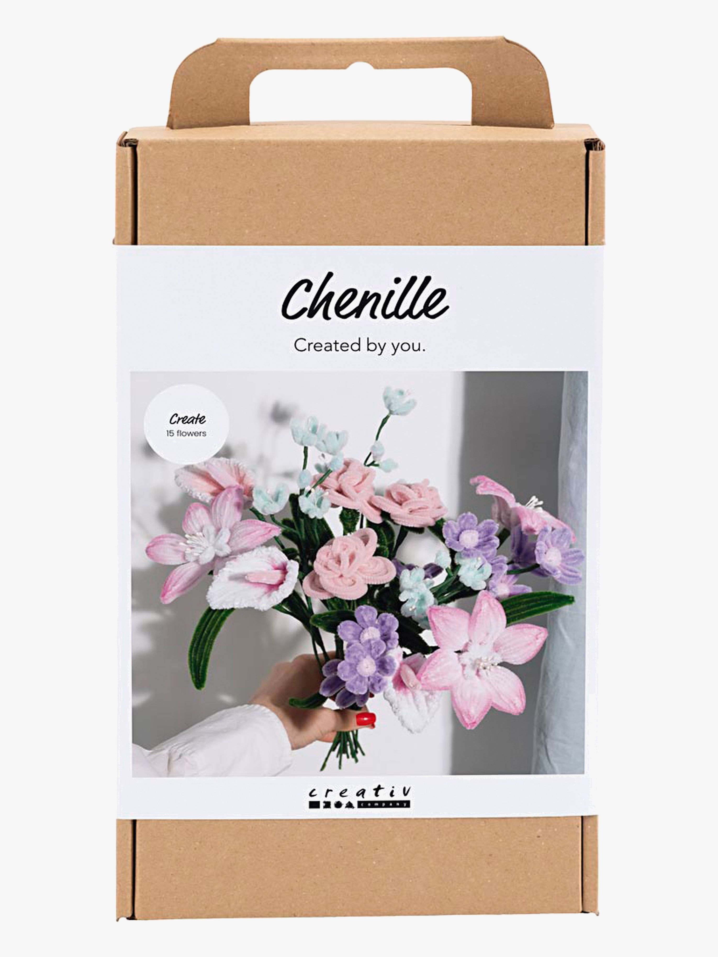 Kreativset DIY Blumen aus Pfeifenreinigern