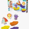 SES Creative Badespielzeug-Set Boote mit Schaumtieren