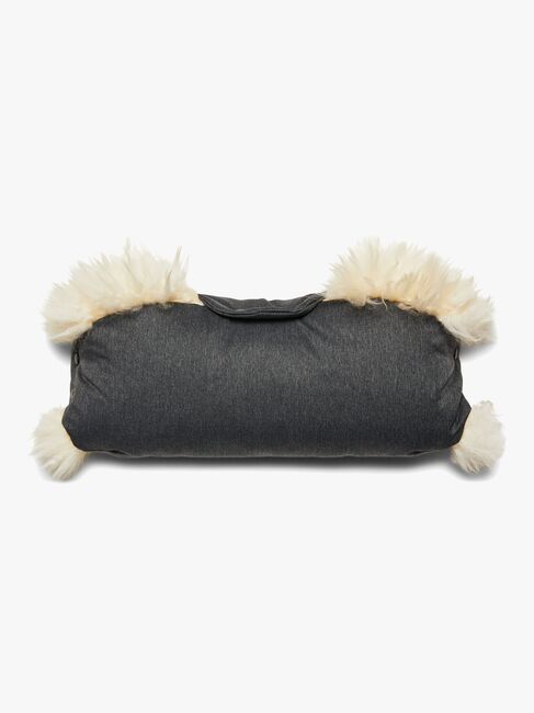 Nordlys Balder Handwärmer Lammfell, Grey Mélange