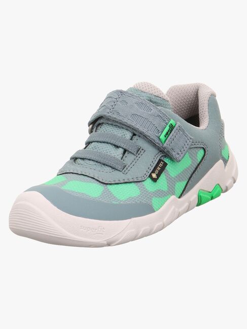 Superfit Trace Barefoot GTX Sneaker, Light Green/Light Grey