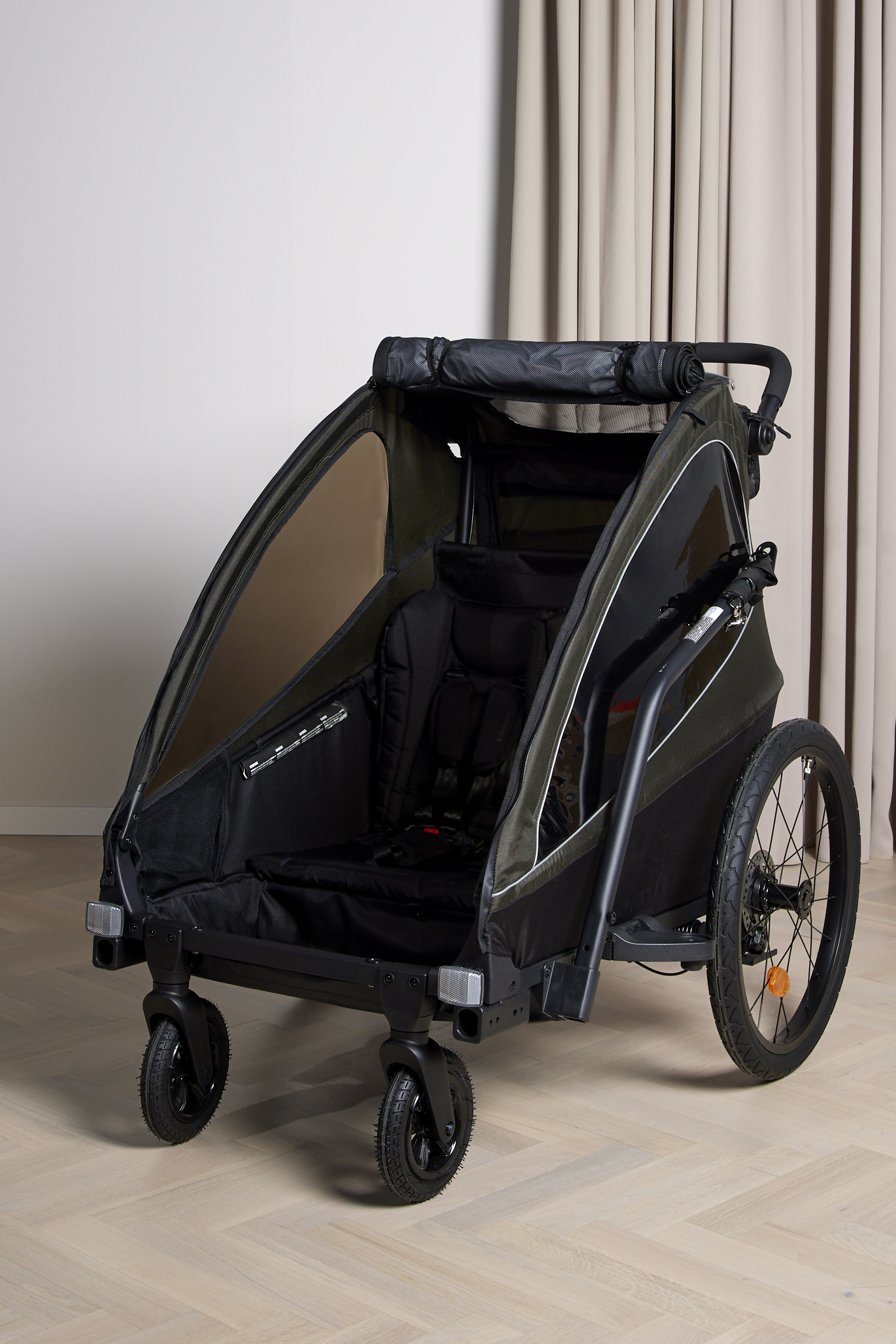 Beemoo Activity Sport Fahrradanhänger, Green
