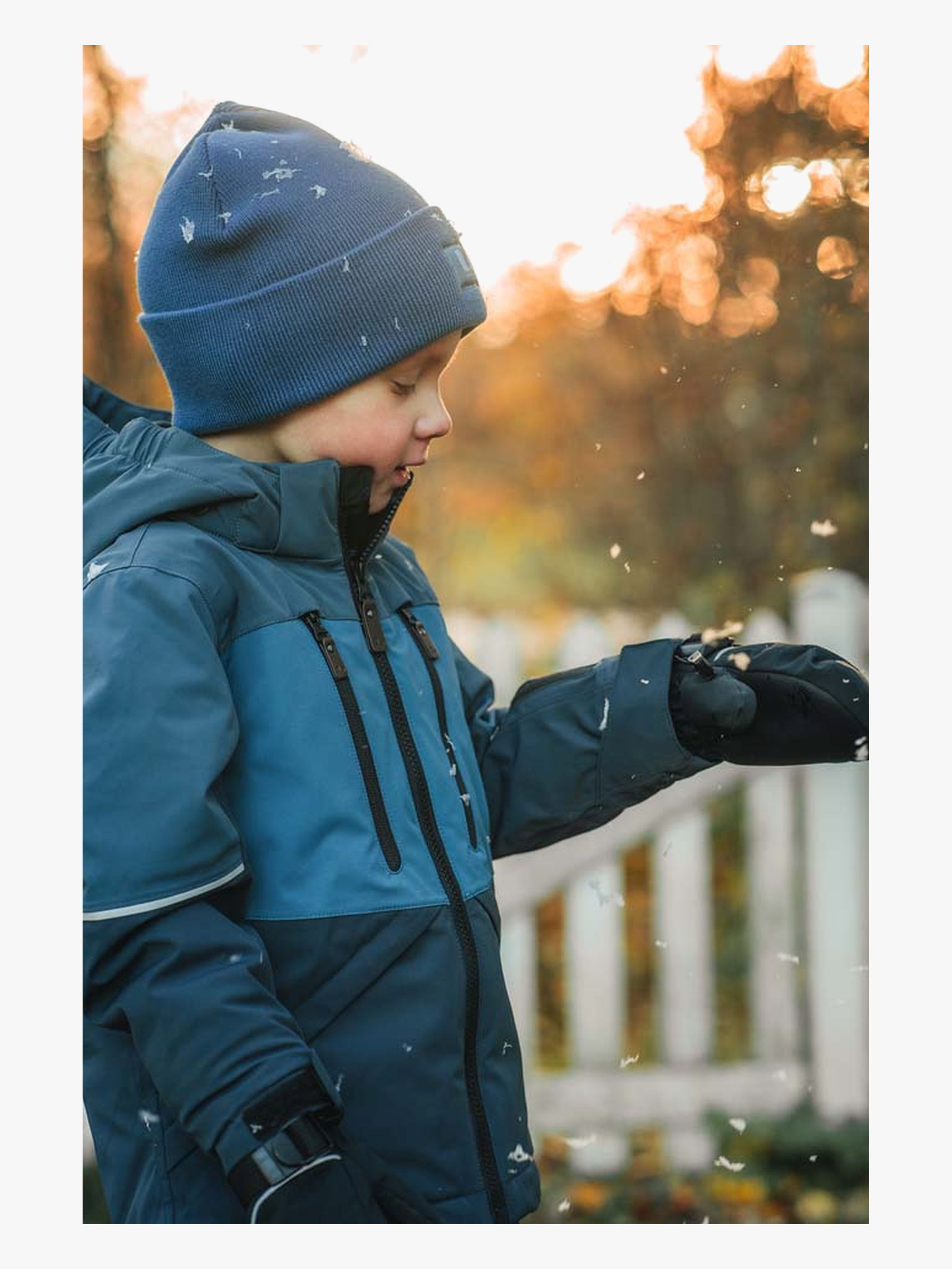 Lindberg Alpine Winterjacke, Blue/Navy, 140