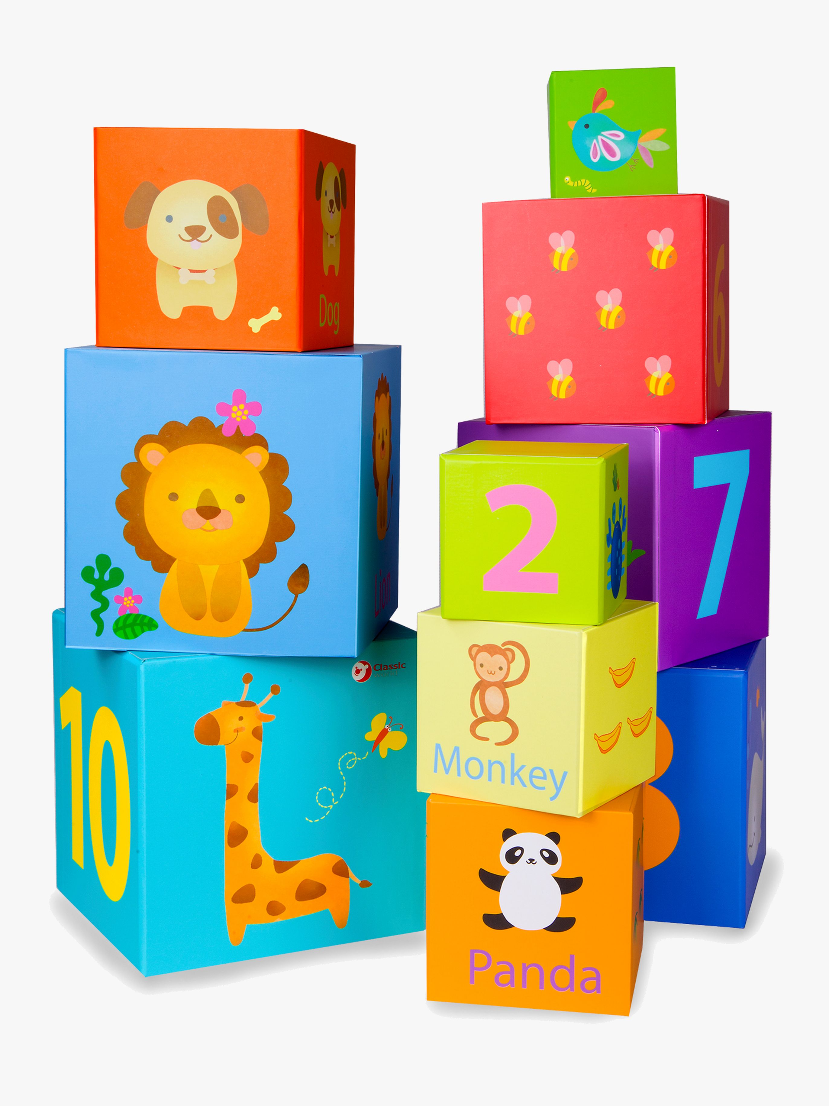 Classic World Stapelwürfel Zahlen, Babyspielzeug