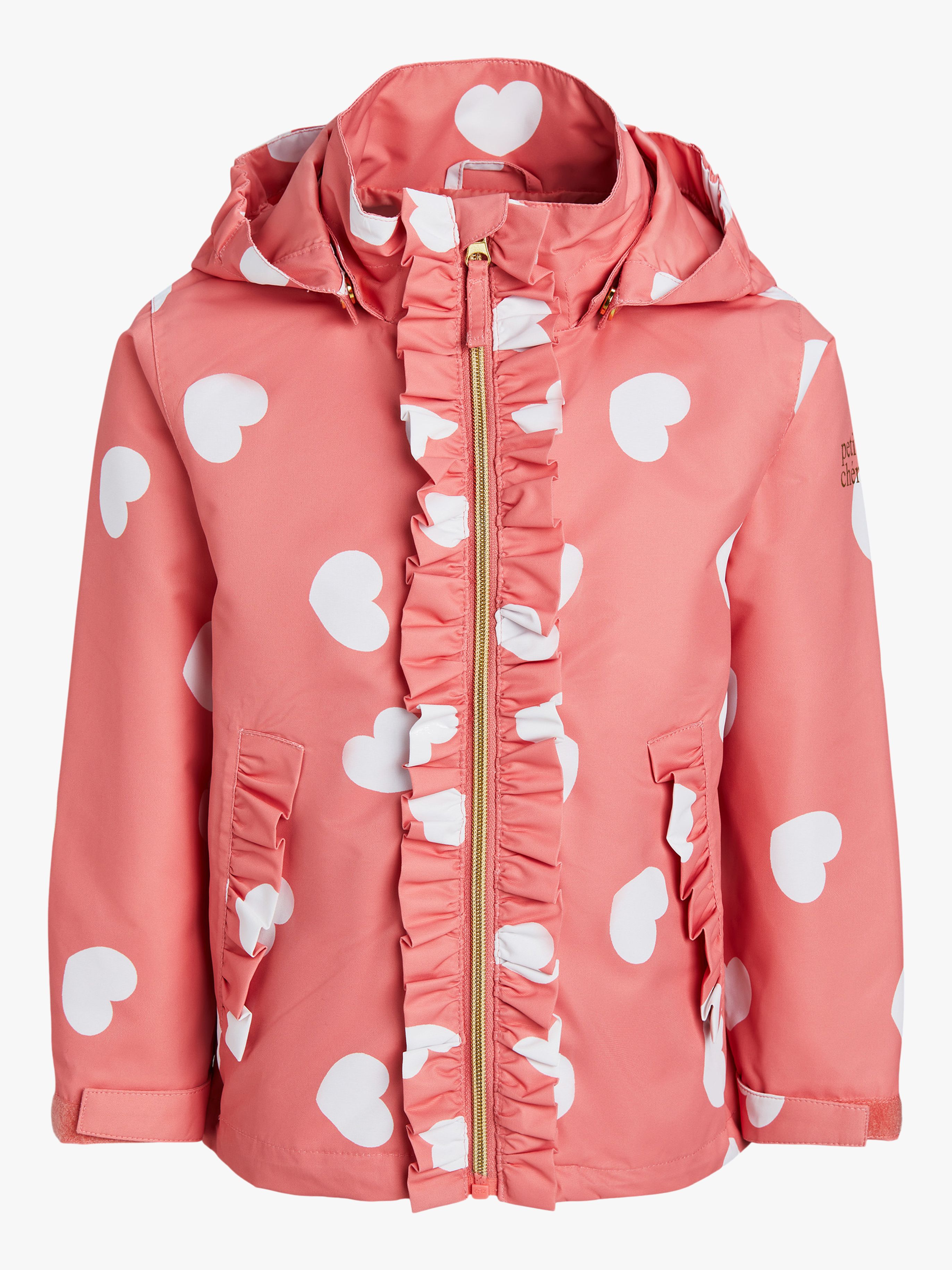 Petite Chérie Atelier Milla Outdoorjacke, Pink Hearts, 98-104
