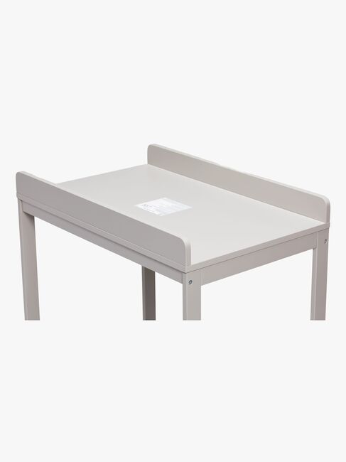 JLY Dream Wickeltisch mit ausziehbarer Badewanne, Warm Grey