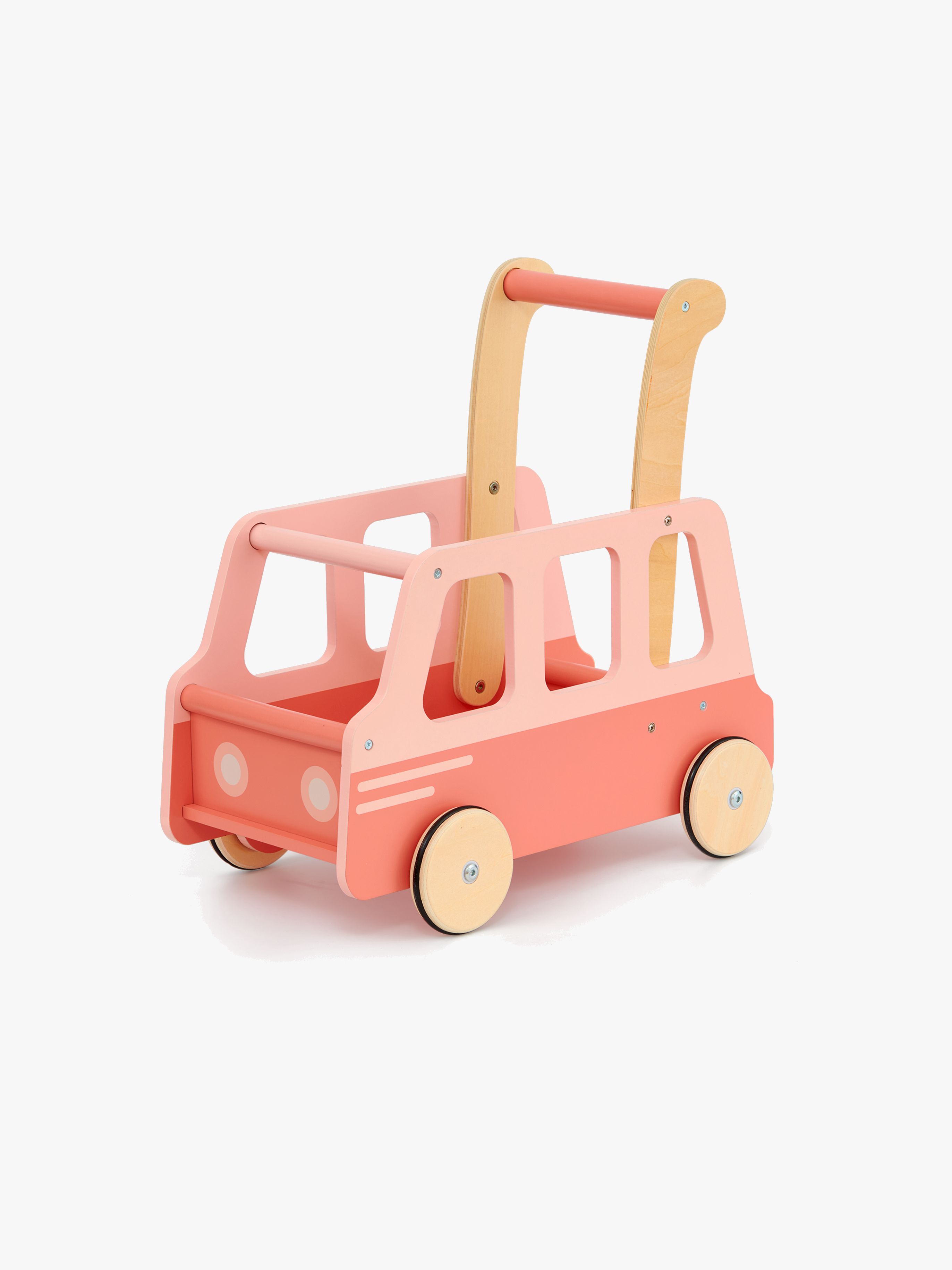Moover Toys Lauflernwagen School Bus, Rosa, Babyspielzeug