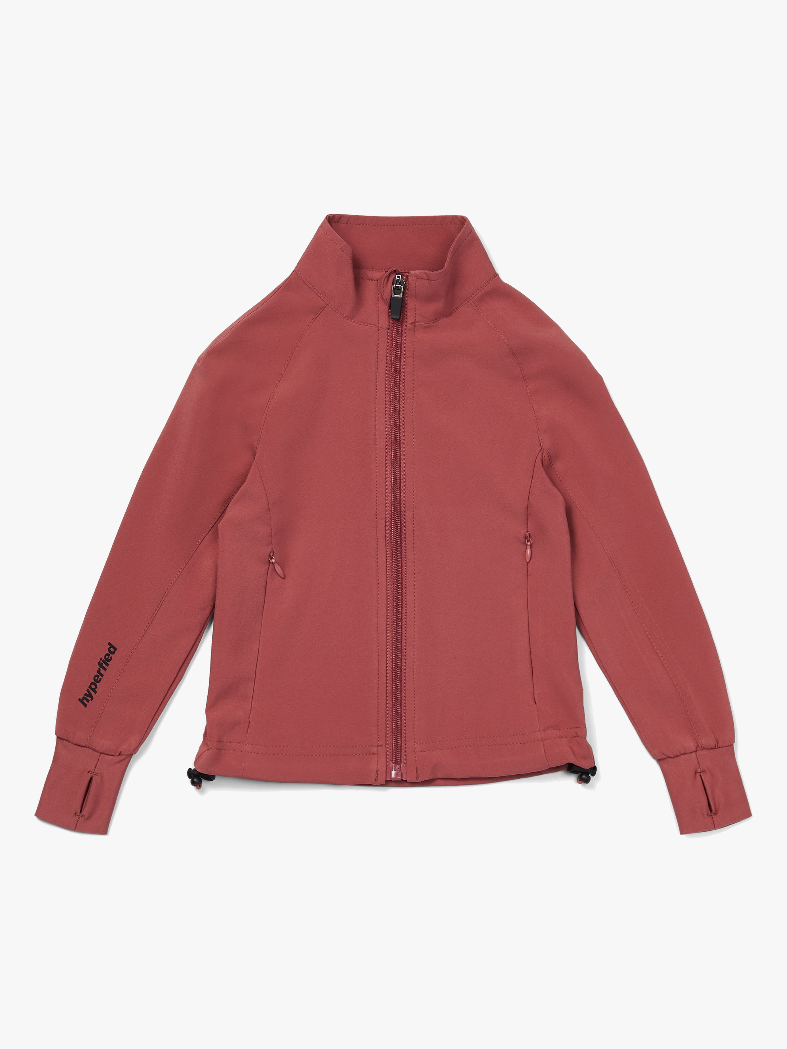 Hyperfied Zipped Running Jacket, Withered Rose 110-116