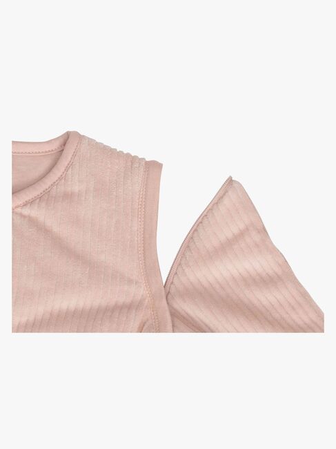 Jollein Schlafsack mit abnehmbaren Ärmeln Rund 90 cm, Rib Wild Rose