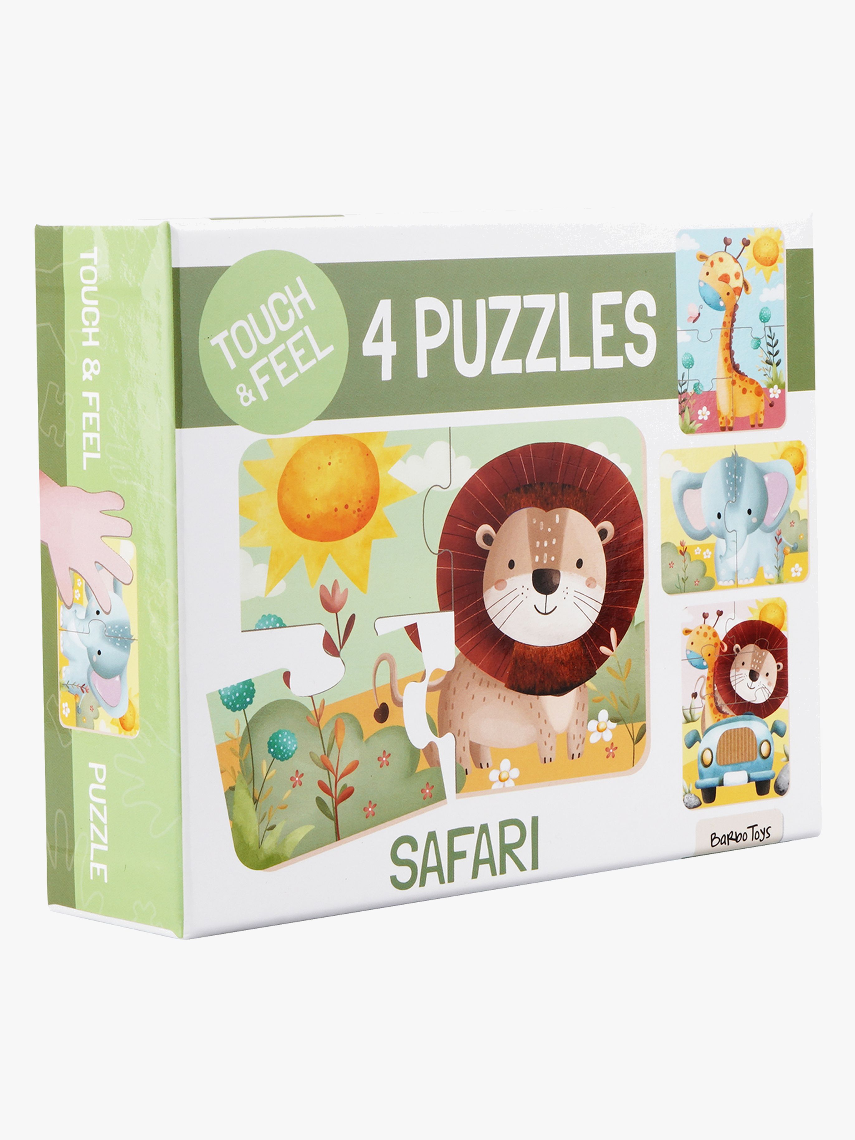 Touch & Feel Puzzle Safari 4-in-1