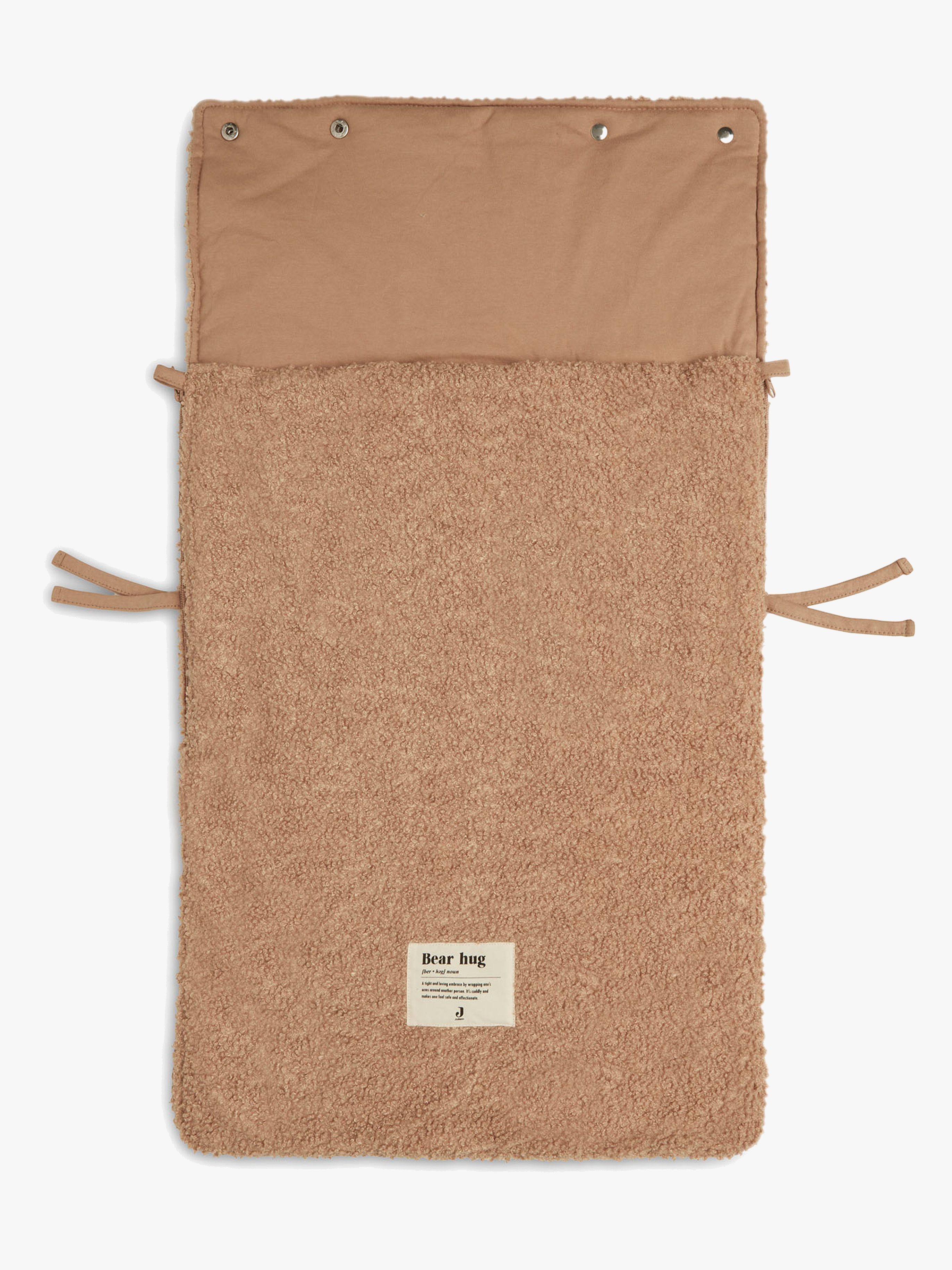 Mini-Fußsack, Bouclé Biscuit