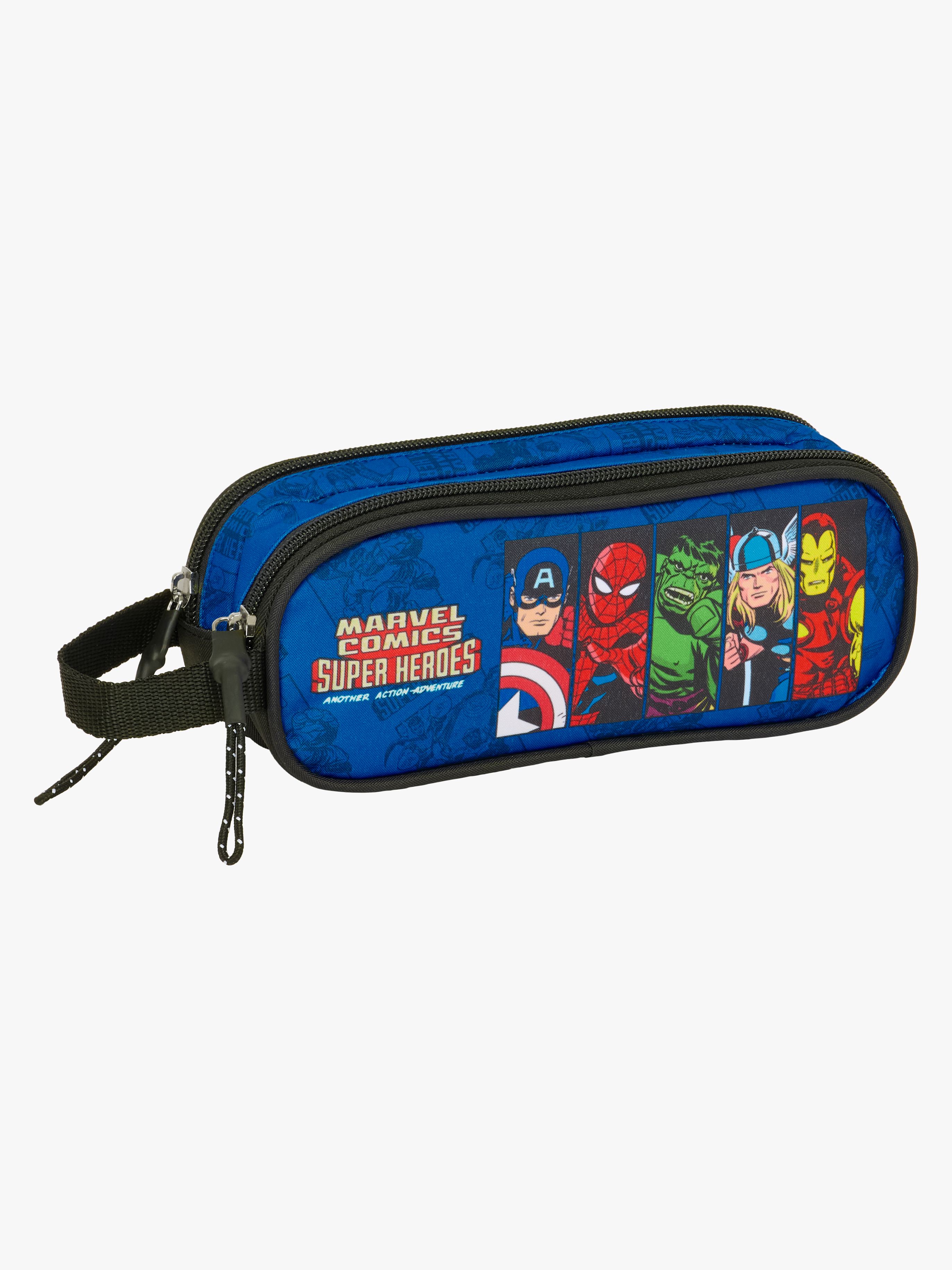 Marvel Avengers Doppel-Federmäppchen, Blau