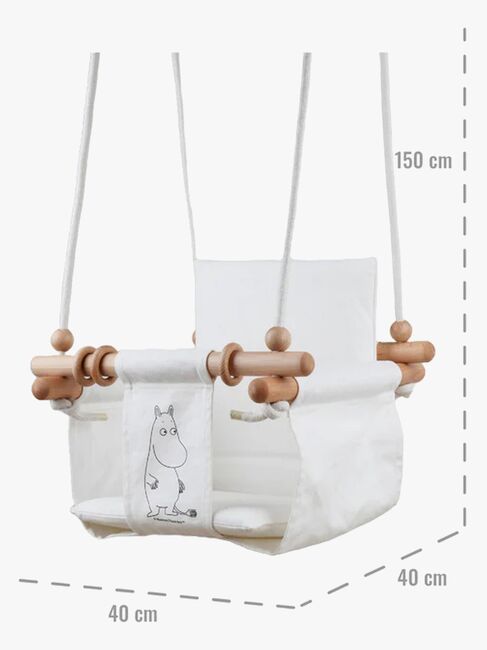 Mumin Babyschaukel, Weiß