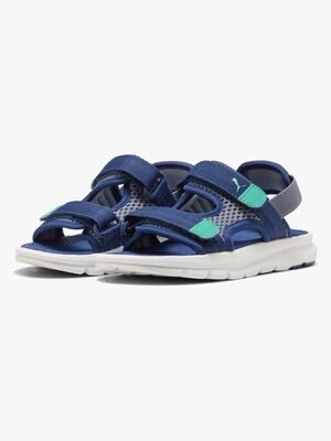 Puma Evolve Sandalen, Blue/Vibrant Green