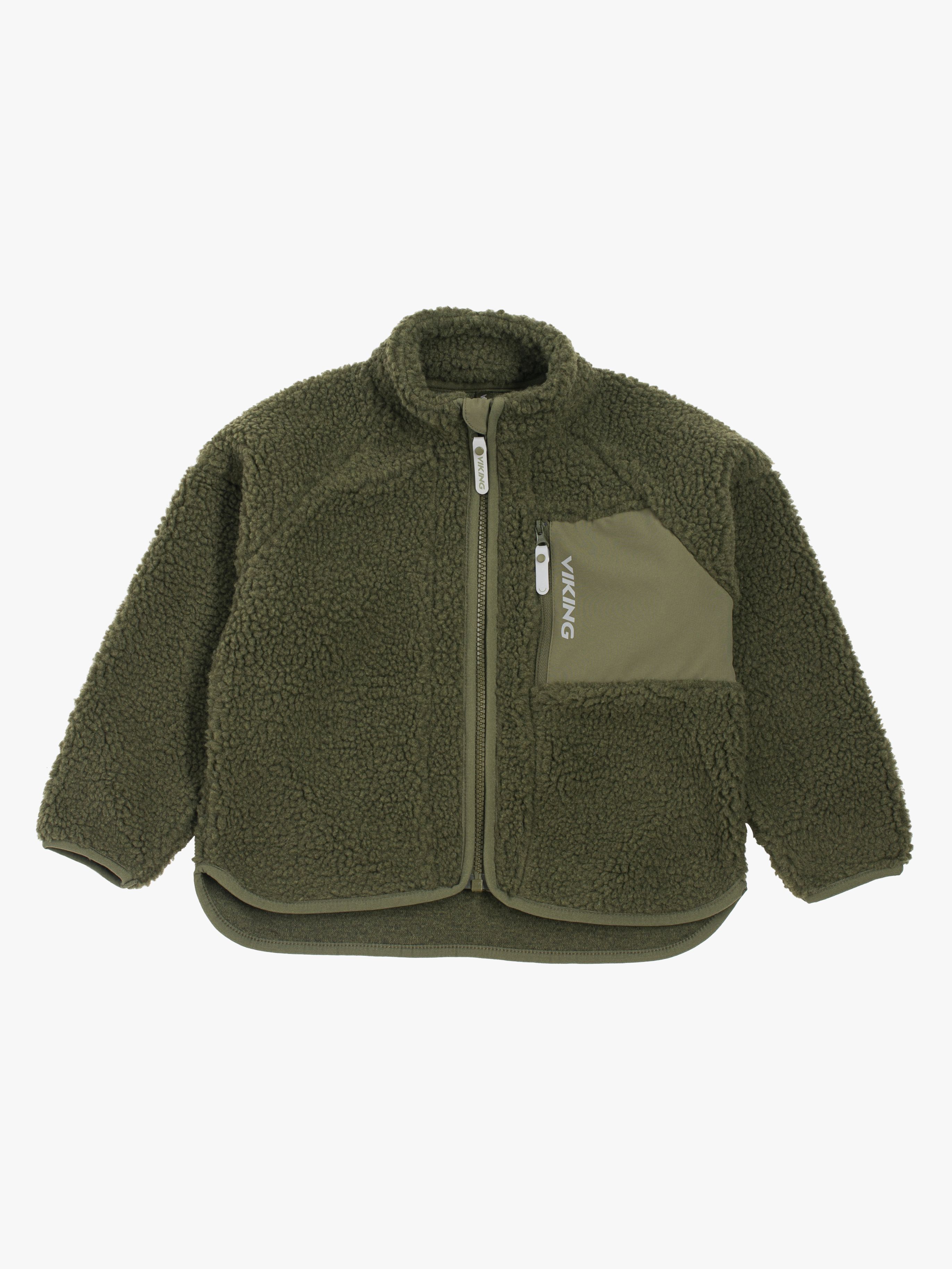 Viking Playtime Fleecejacke, Olive, 122