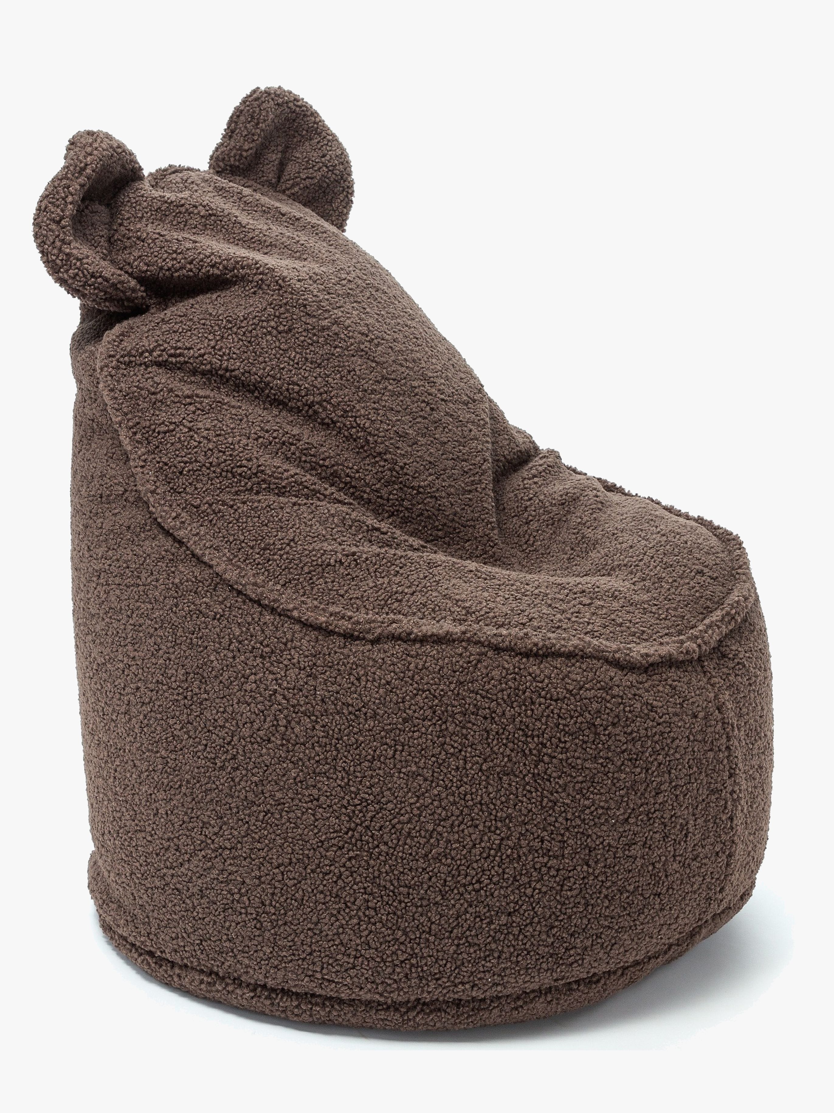Furini Yogi Sitzsack Bouclé, Dunkelbraun