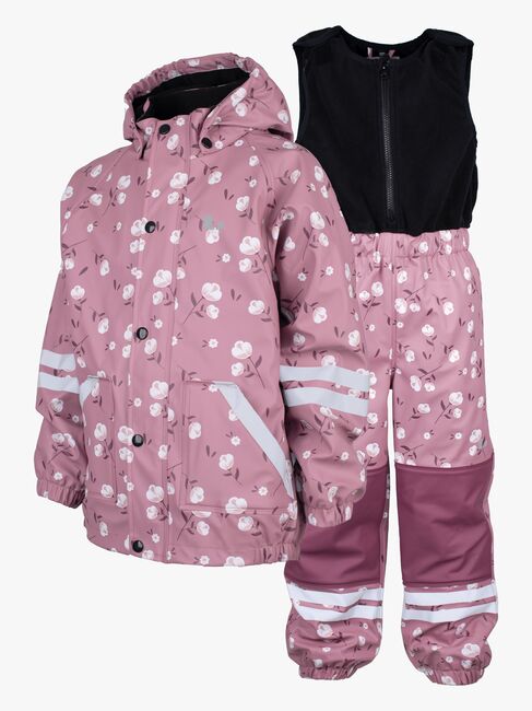 Lindberg Lekhyttan Gefüttertes Regenset, Dahlia/White