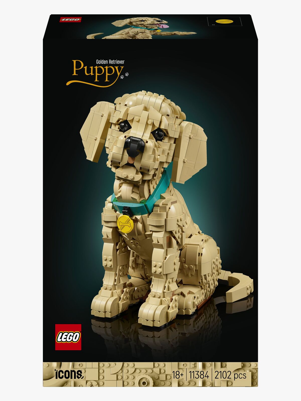 LEGO Icons 11384 Golden Retriever Welpe