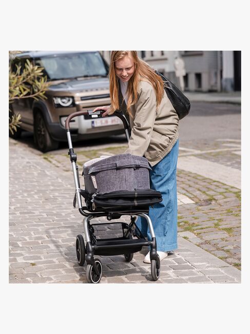 Doomoo Babynest/Babytragetasche 3-in-1, Grau