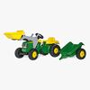 Rolly Toys Trettraktor mit Lader und Anhänger John Deere