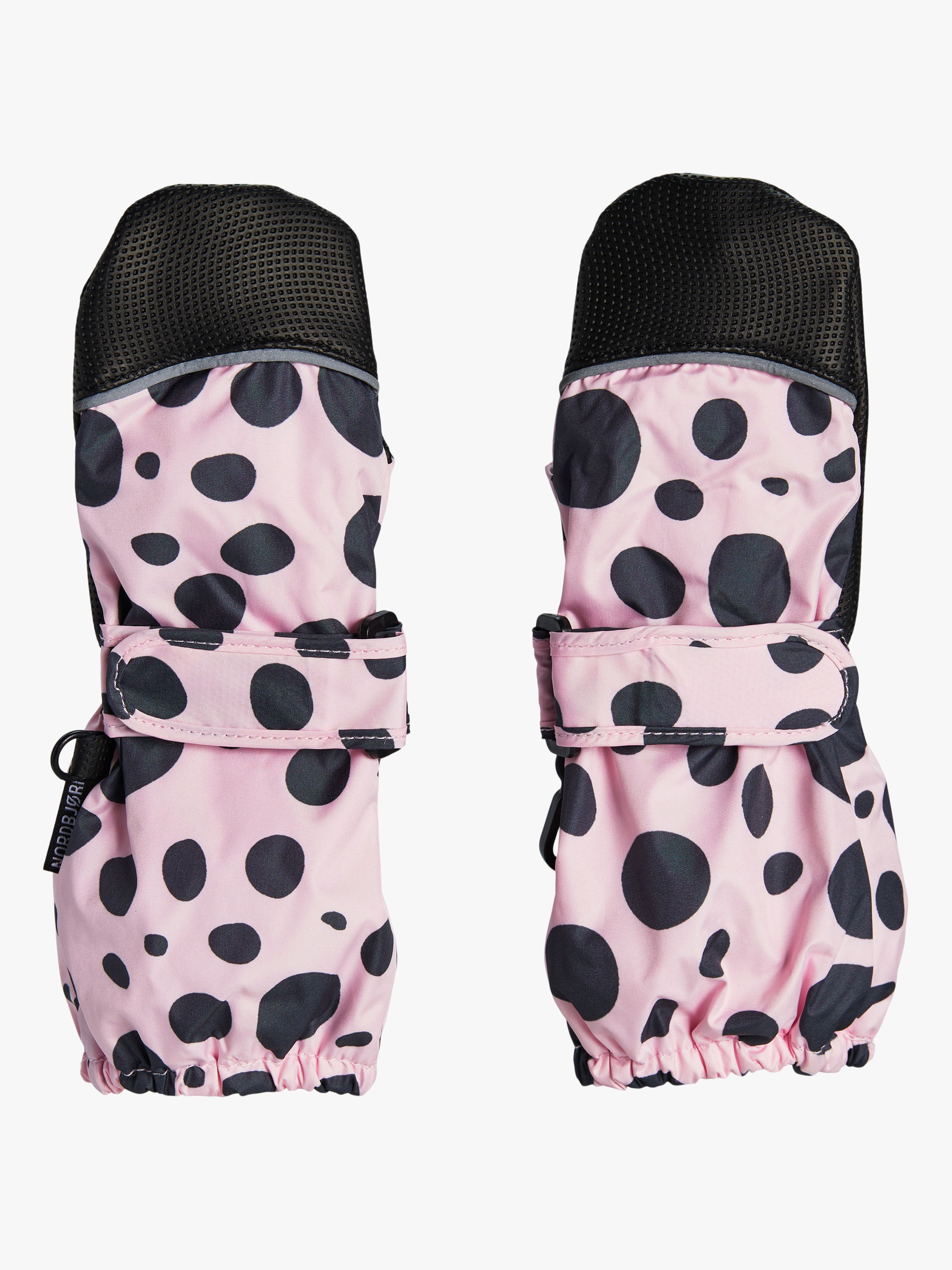 Nordbjørn Trollfjord Gefütterte Regenfäustlinge, Pink Dots, 6-8 Jahre