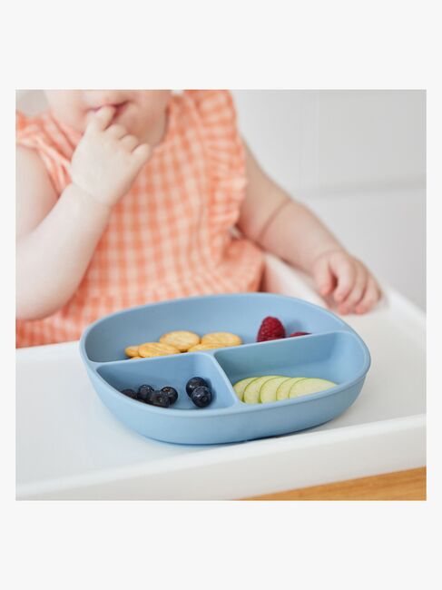 b.box Teller mit Deckel Silikon, Ocean