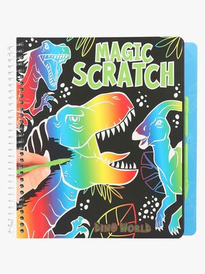 Dino World Magic Scratch Book