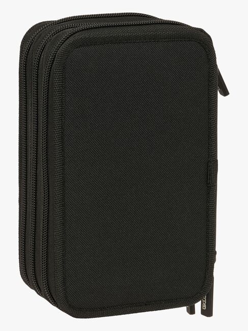 Kappa Gefülltes Dreifach-Federmäppchen 37 Teile, Grau