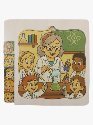 Kinder and Kids Schicht-Puzzle Chemie