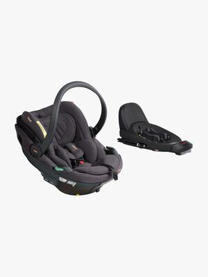 BeSafe Go Beyond 2 Babyschale inkl. Beyond Basis, Dark Grey Mélange