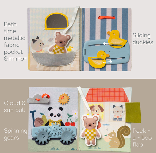 TAF Toys My Home Busy Aktivitätsbuch