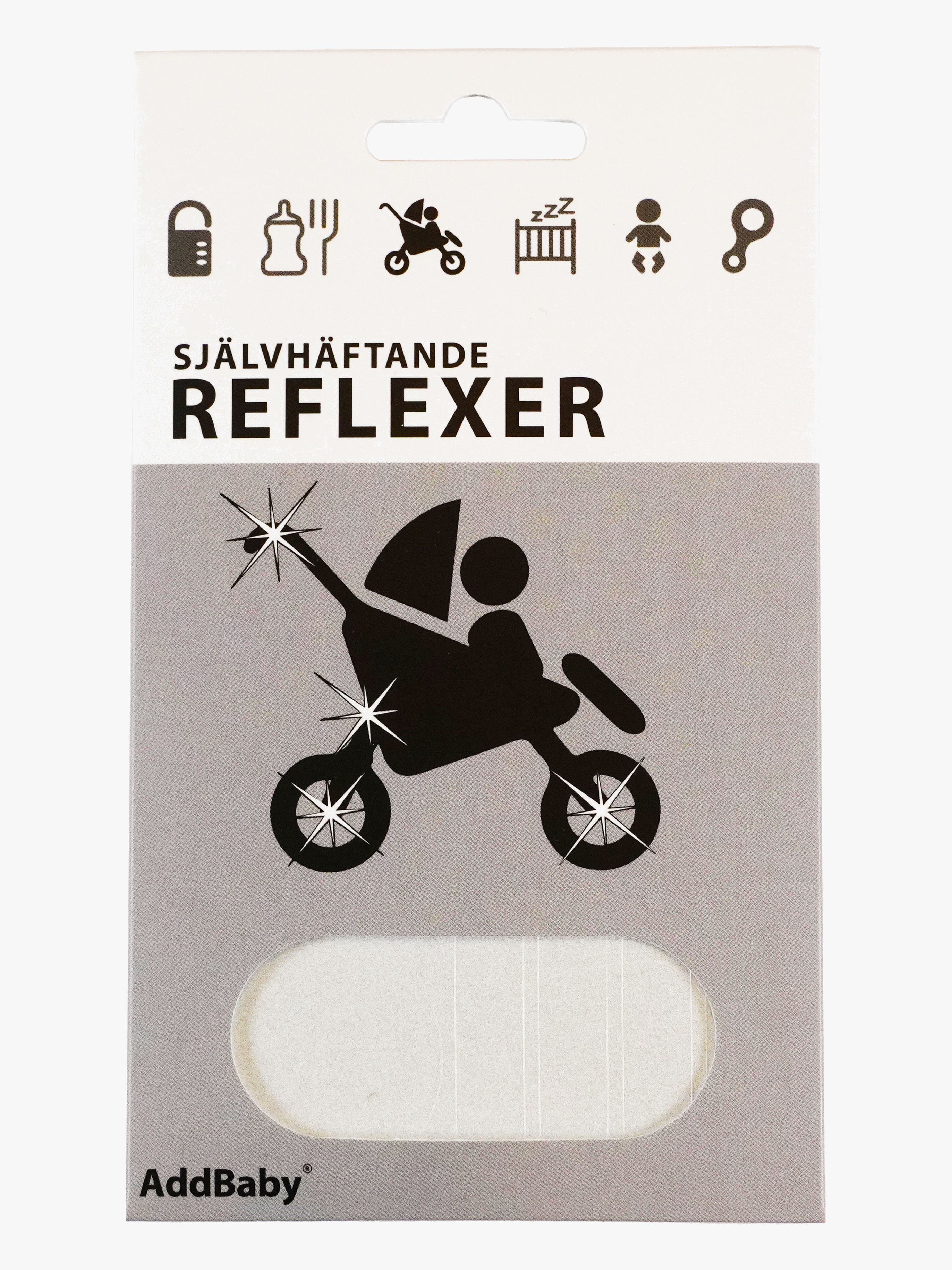 AddBaby Reflektorsticker, Silber