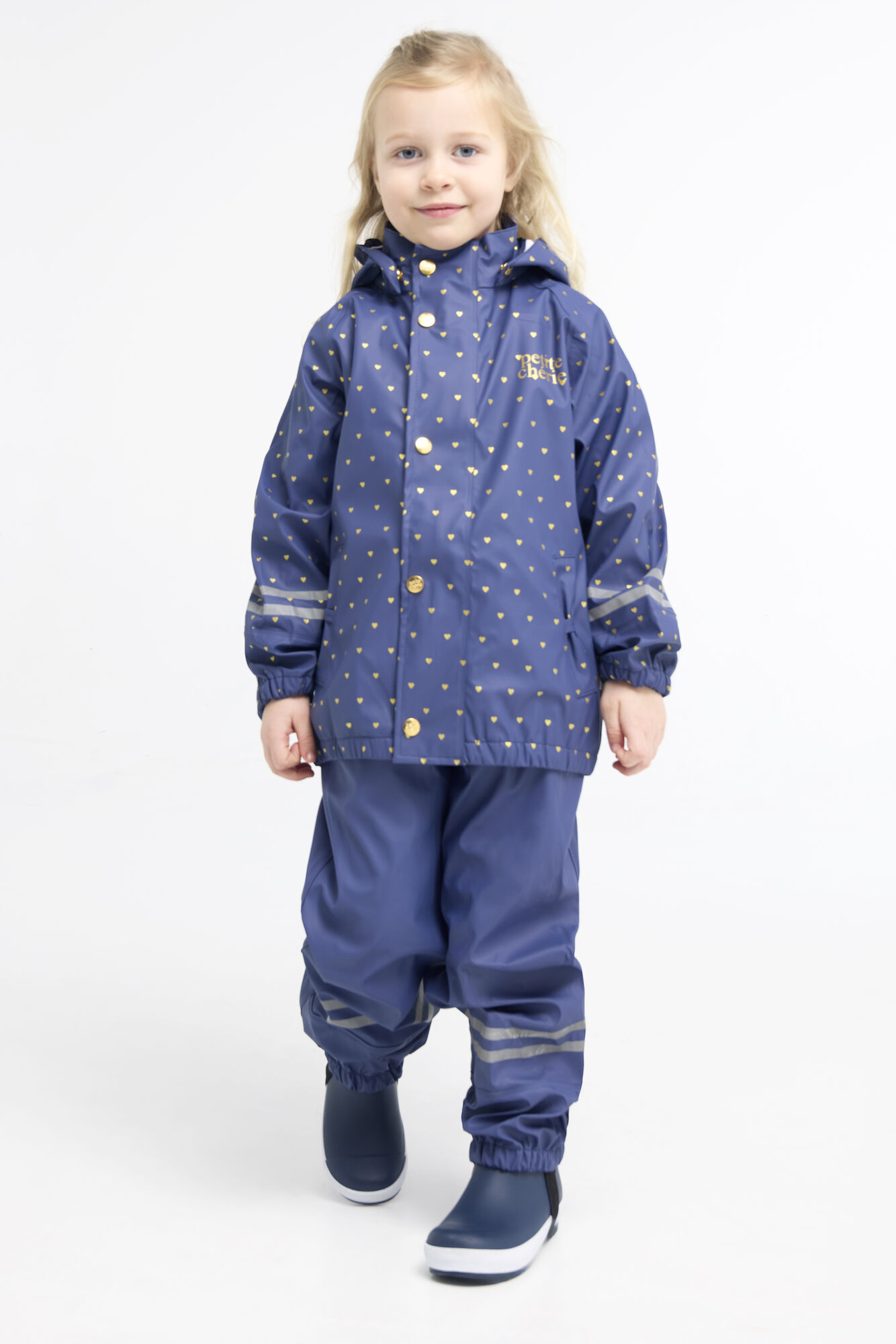 Cleo Regenset, Crown Blue Mini Hearts, 86-92