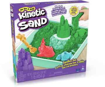 Kinetic Sand Spielset Sandkasten Grün