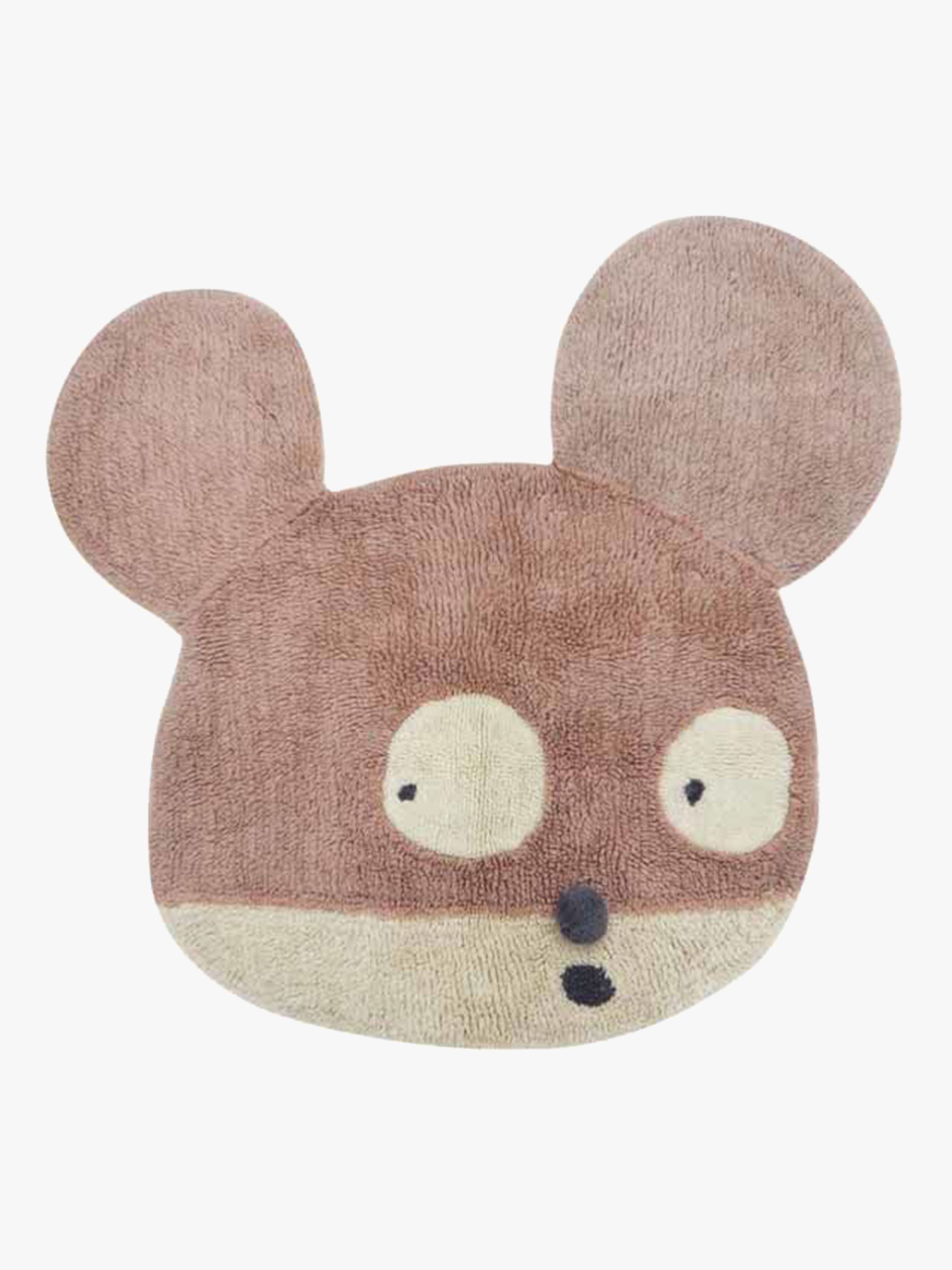 Lorena Canals Woolable Teppich 120 Miss Mighty Mouse, Rose