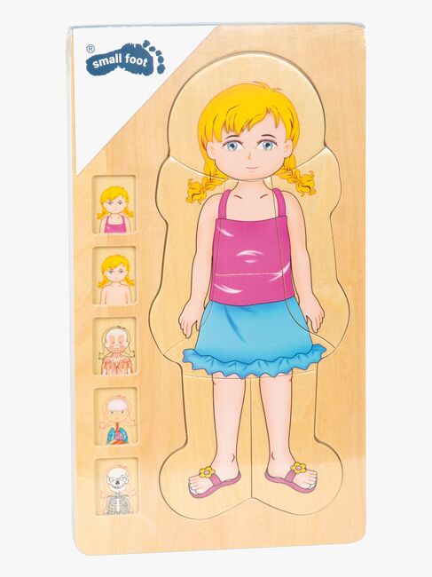 Small Foot Puzzle Anatomie, Rosa
