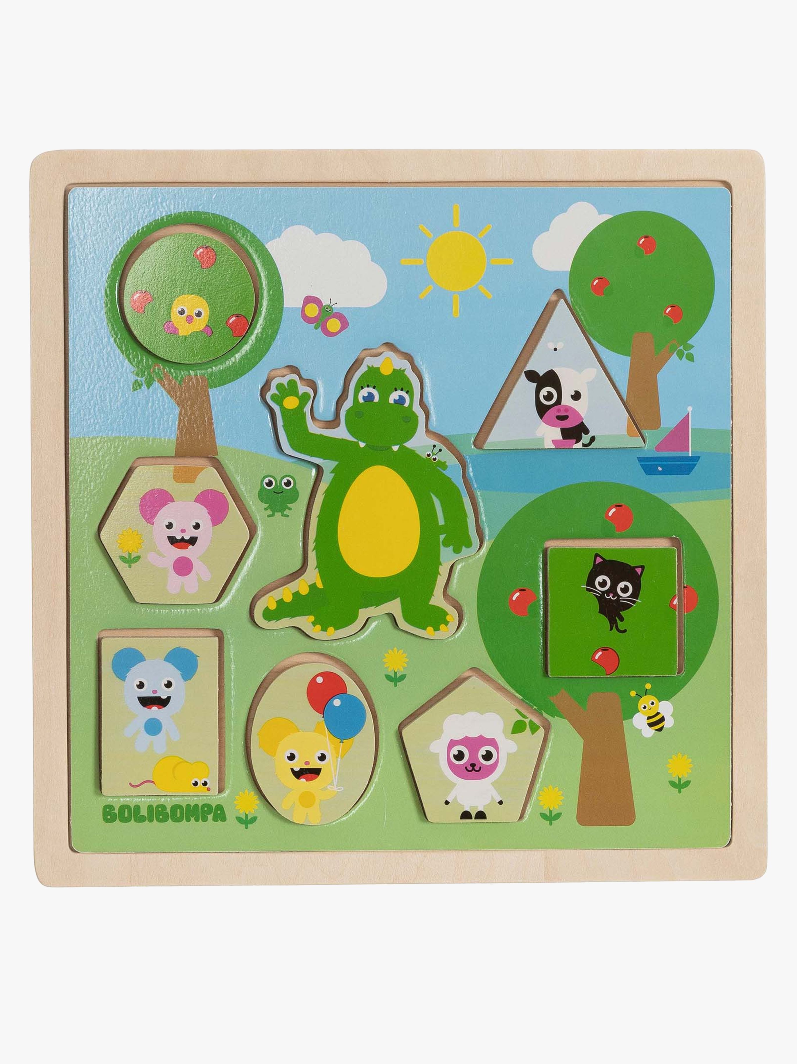 Bolibompa Puzzle 2-in-1 Sommer & Winter, 2x8 Teile