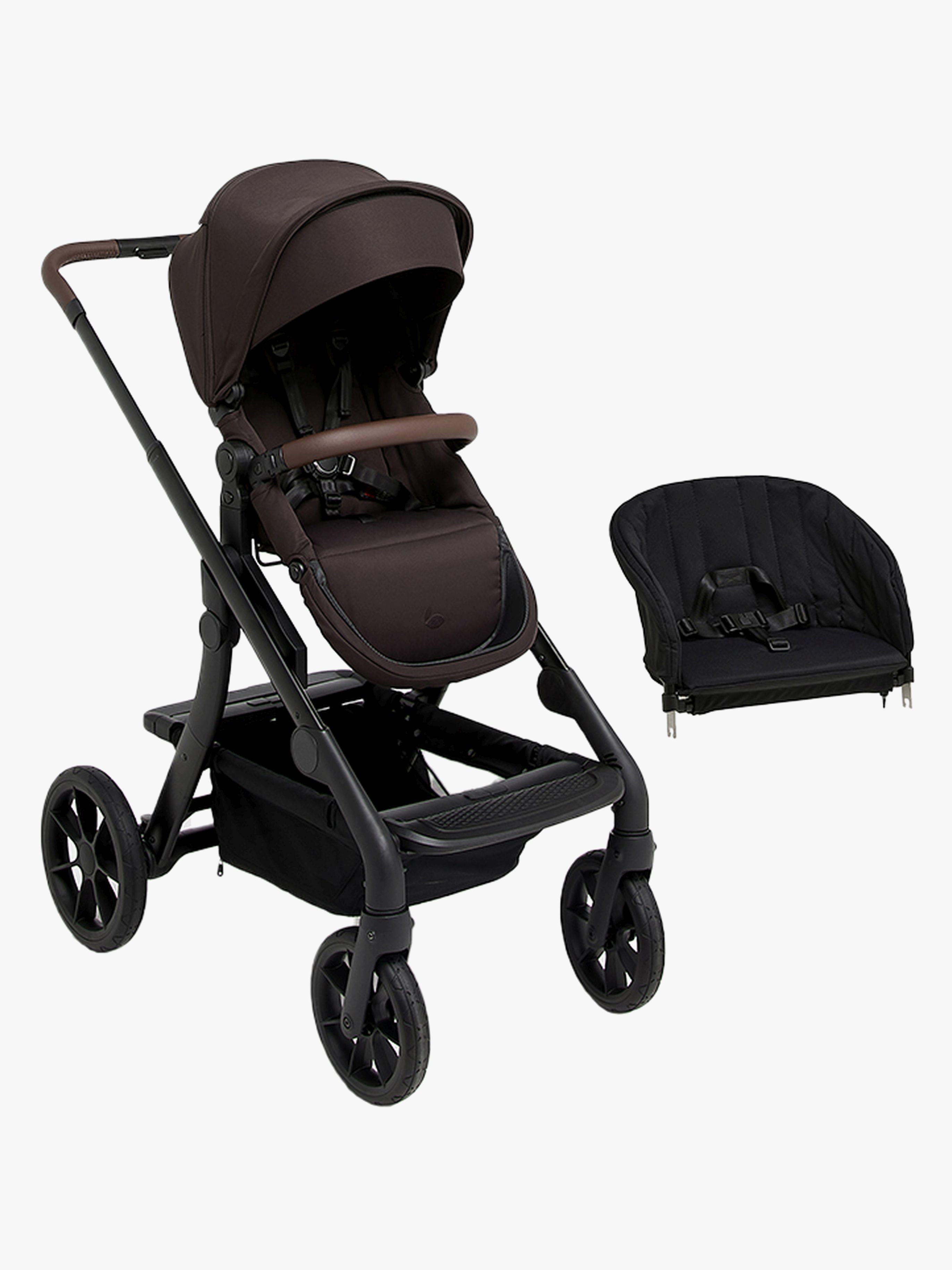 Beemoo Pro Max Kinderwagen inkl. Kleinkindsitz, Espresso Brown