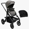Beemoo Pro Max Kinderwagen inkl. Kleinkindsitz, Mocha Grey