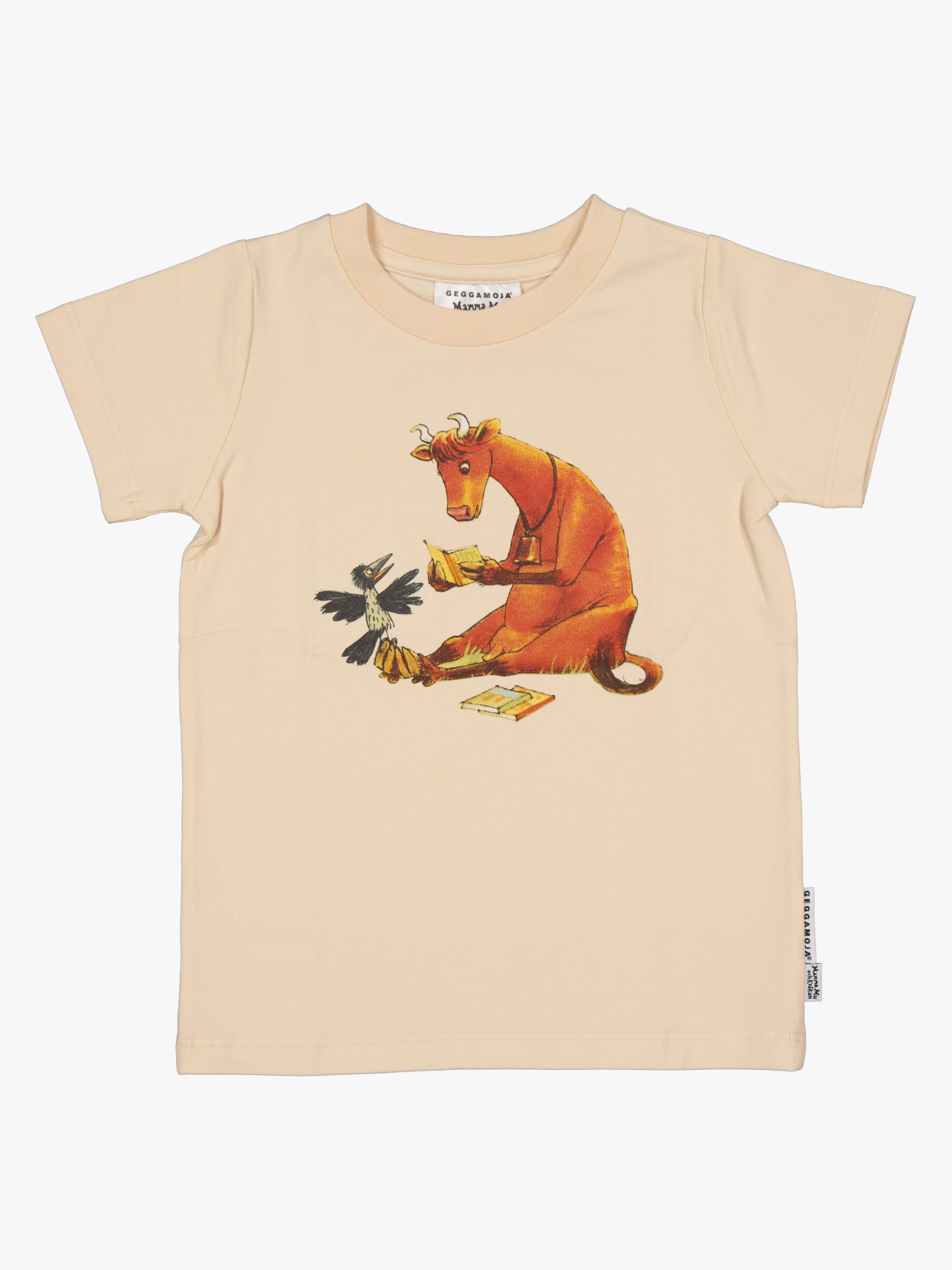 Geggamoja T-Shirt Mama Muh, Beige, 86-92