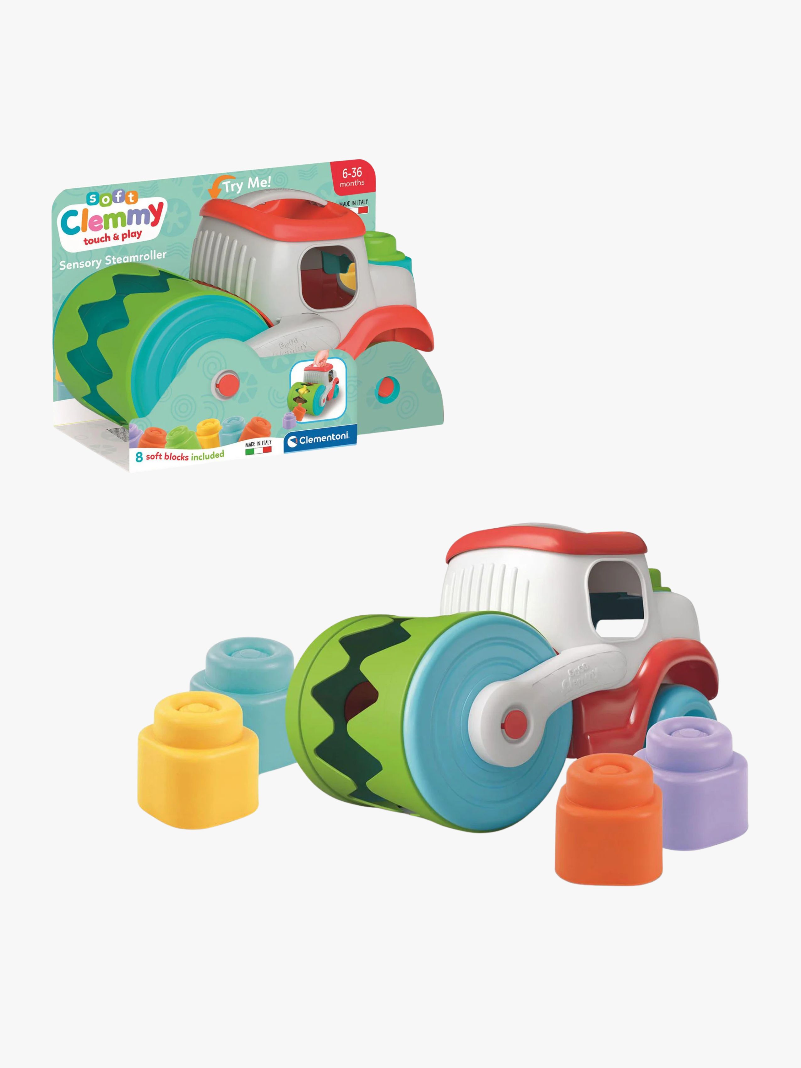 Soft Clemmy Sensorik-Dampfwalze