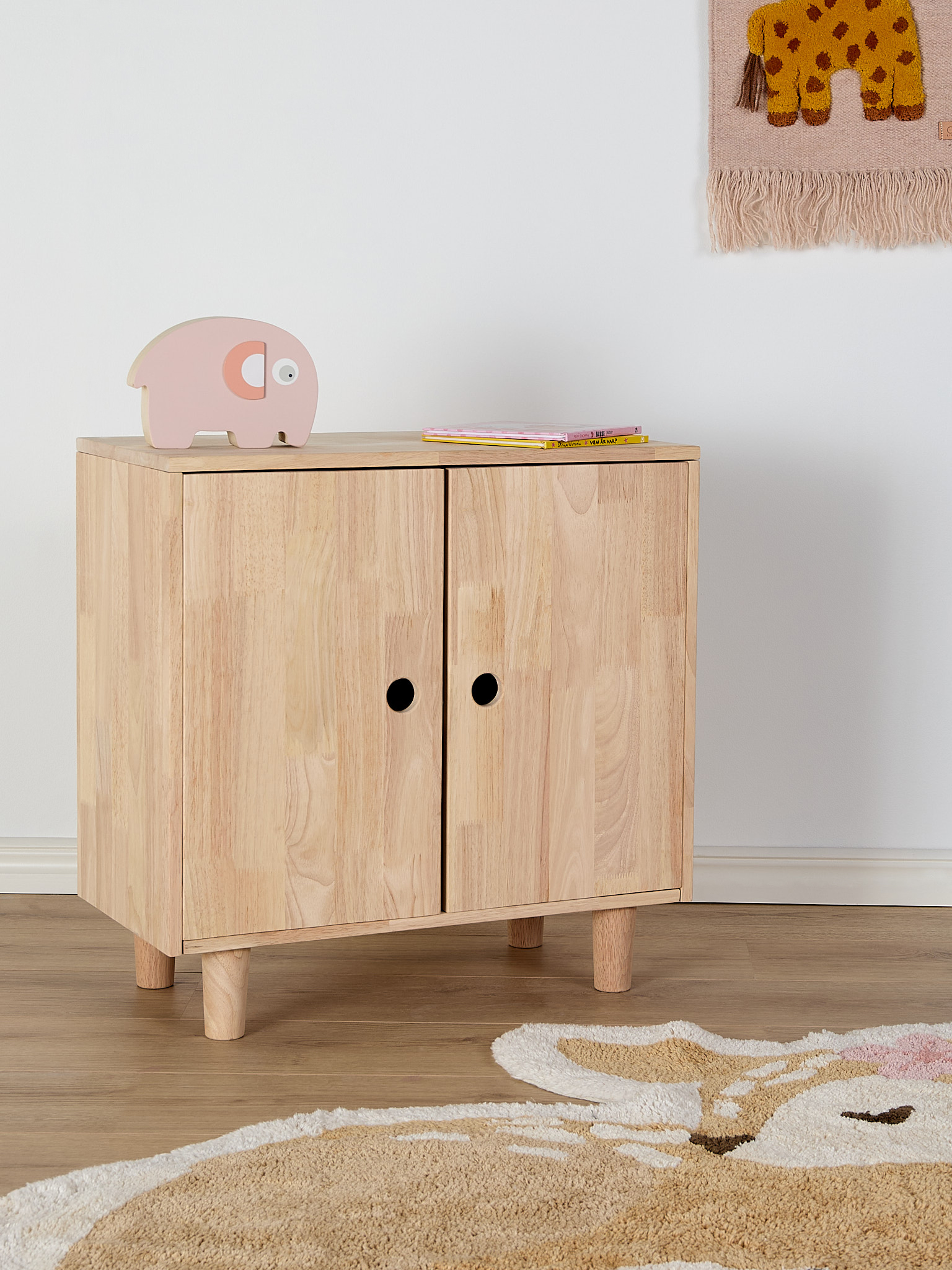 Minitude MILO Schrank, Natur, Kinderzimmermöbel, Kindermöbel