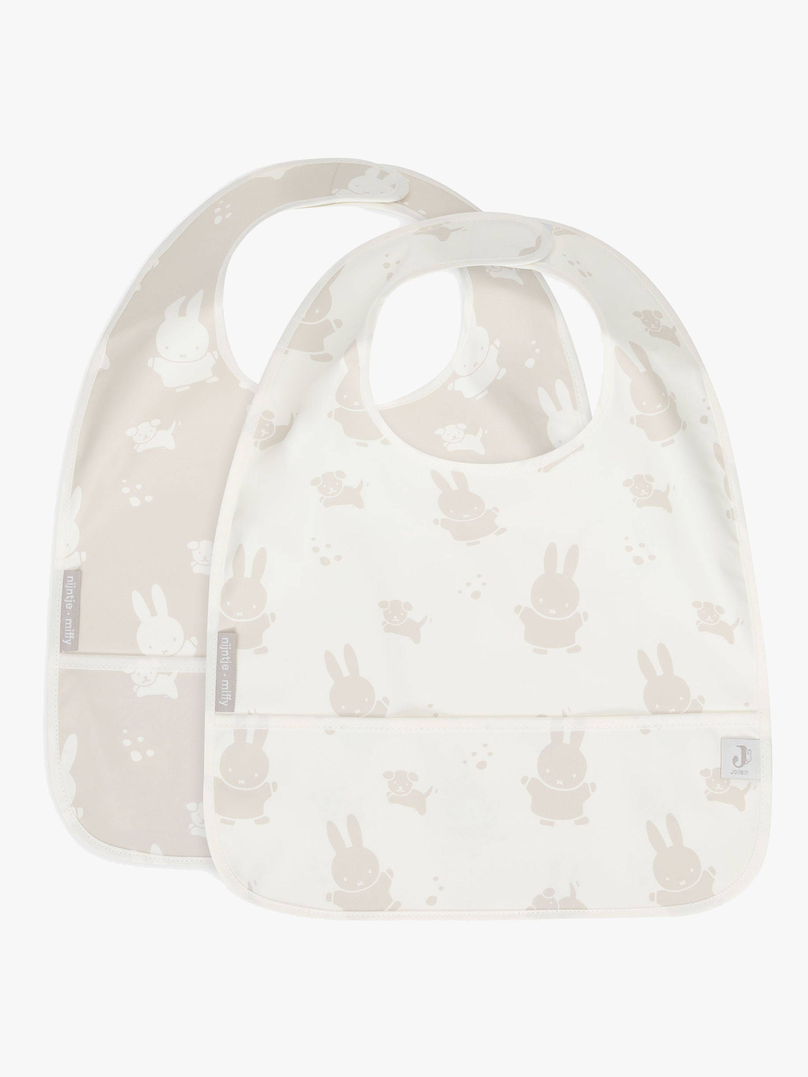 Miffy& Snuffy Lätzchen 2er-Pack, Nougat