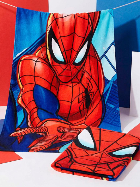Marvel Spider-Man Strandhandtuch, Blau