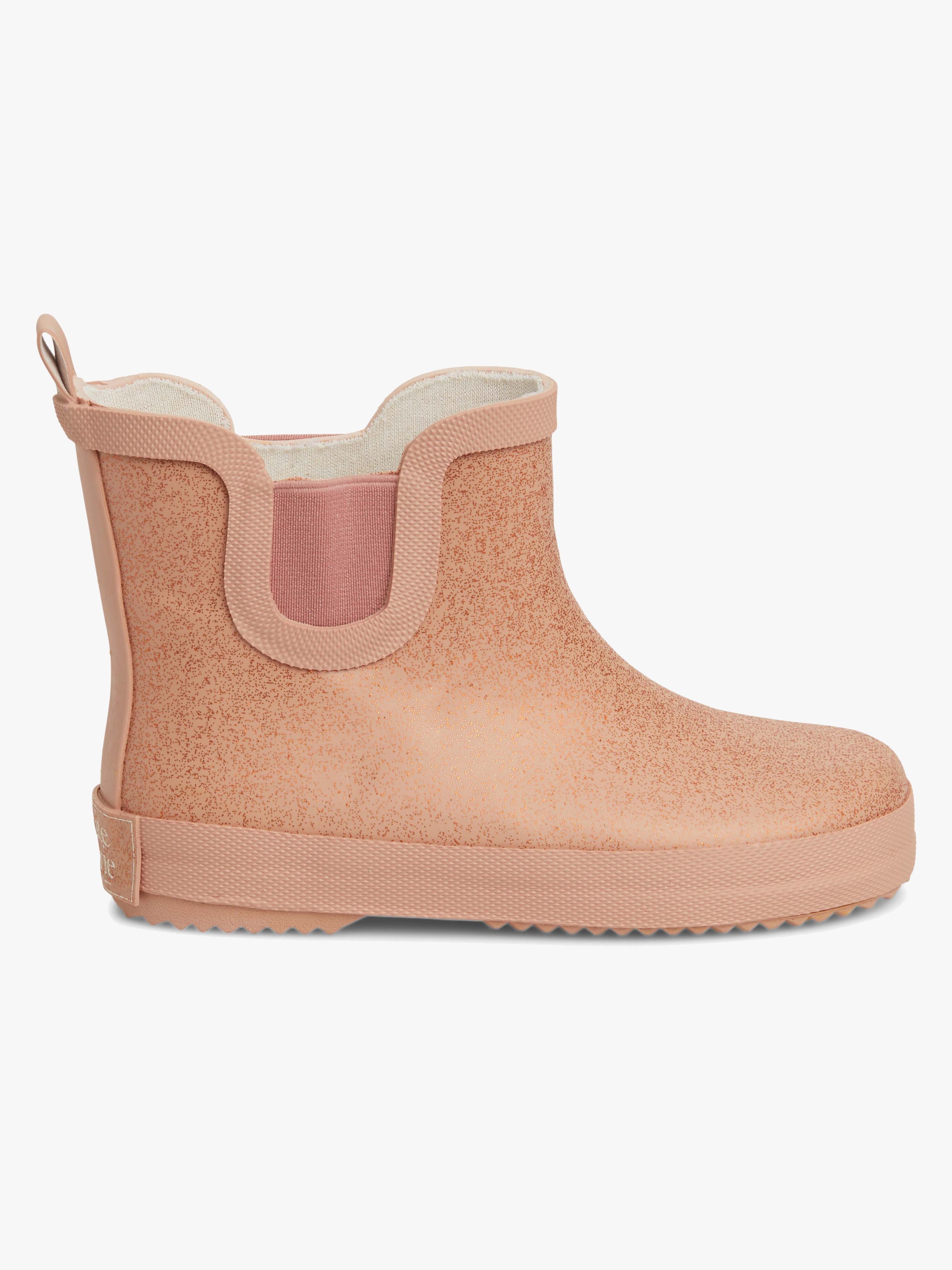 Alicia Gummistiefel, Glitter Mellow Pink, Größe 27, Kindergummistiefel, Kinderstiefel, Gummistiefel kinder, Kids