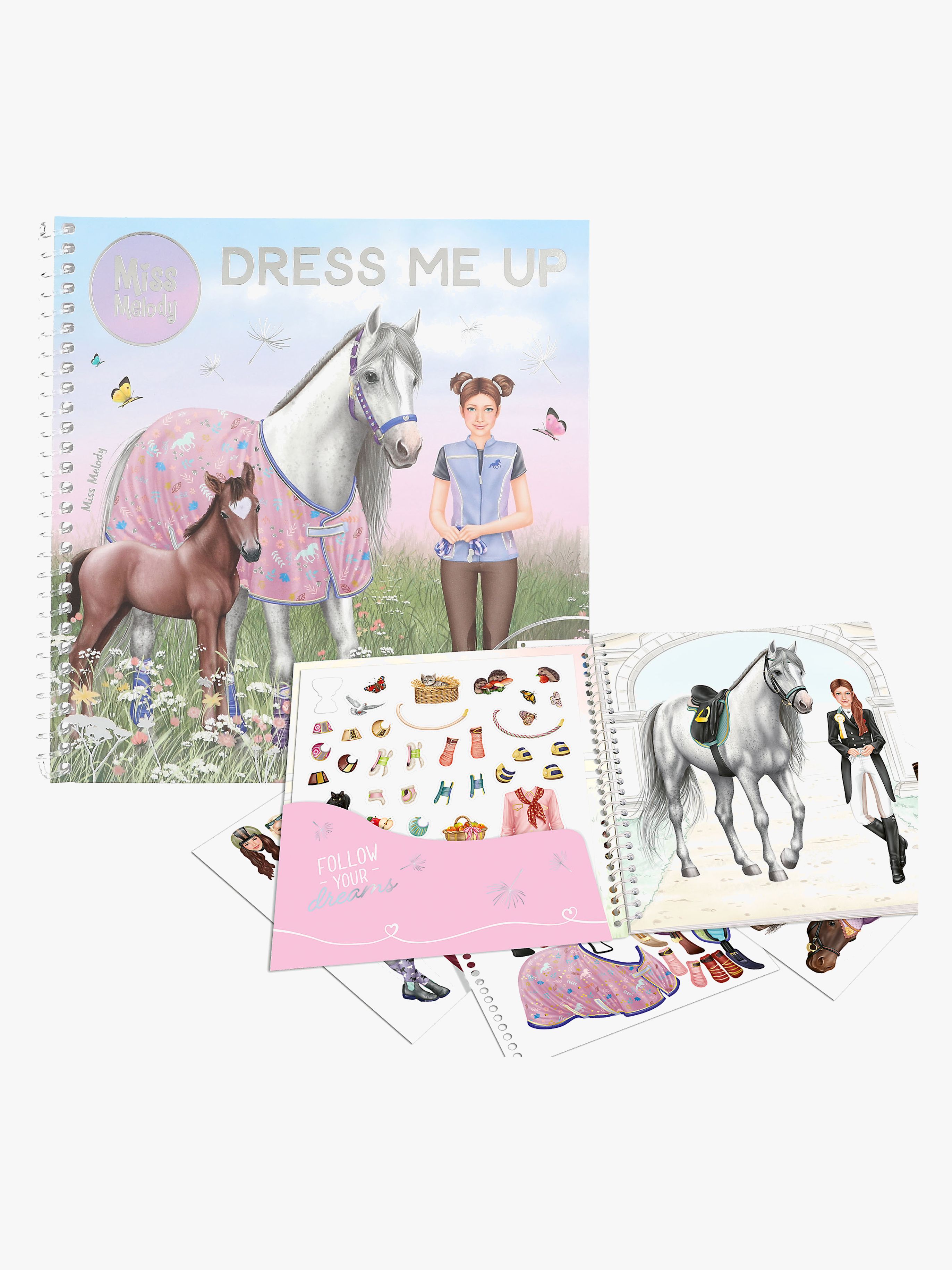 Miss Melody Dress Me Up Stickerbuch