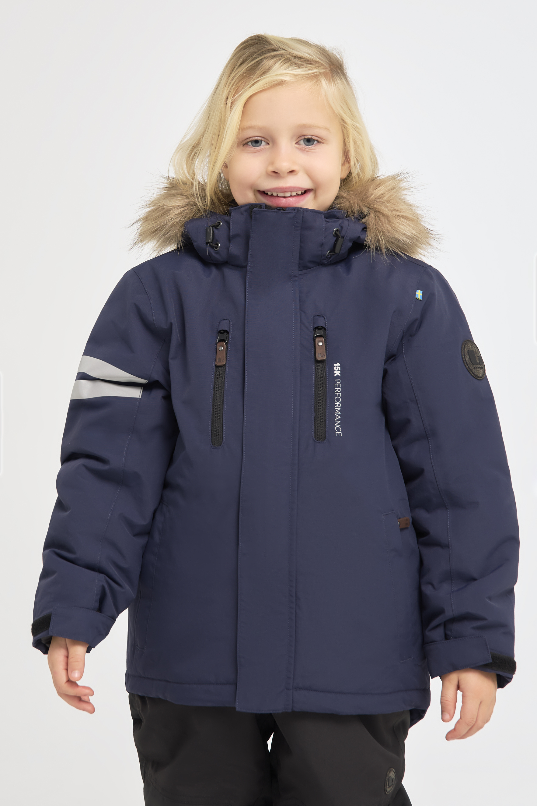Lindberg Polar Winterjacke, Marineblau, 120