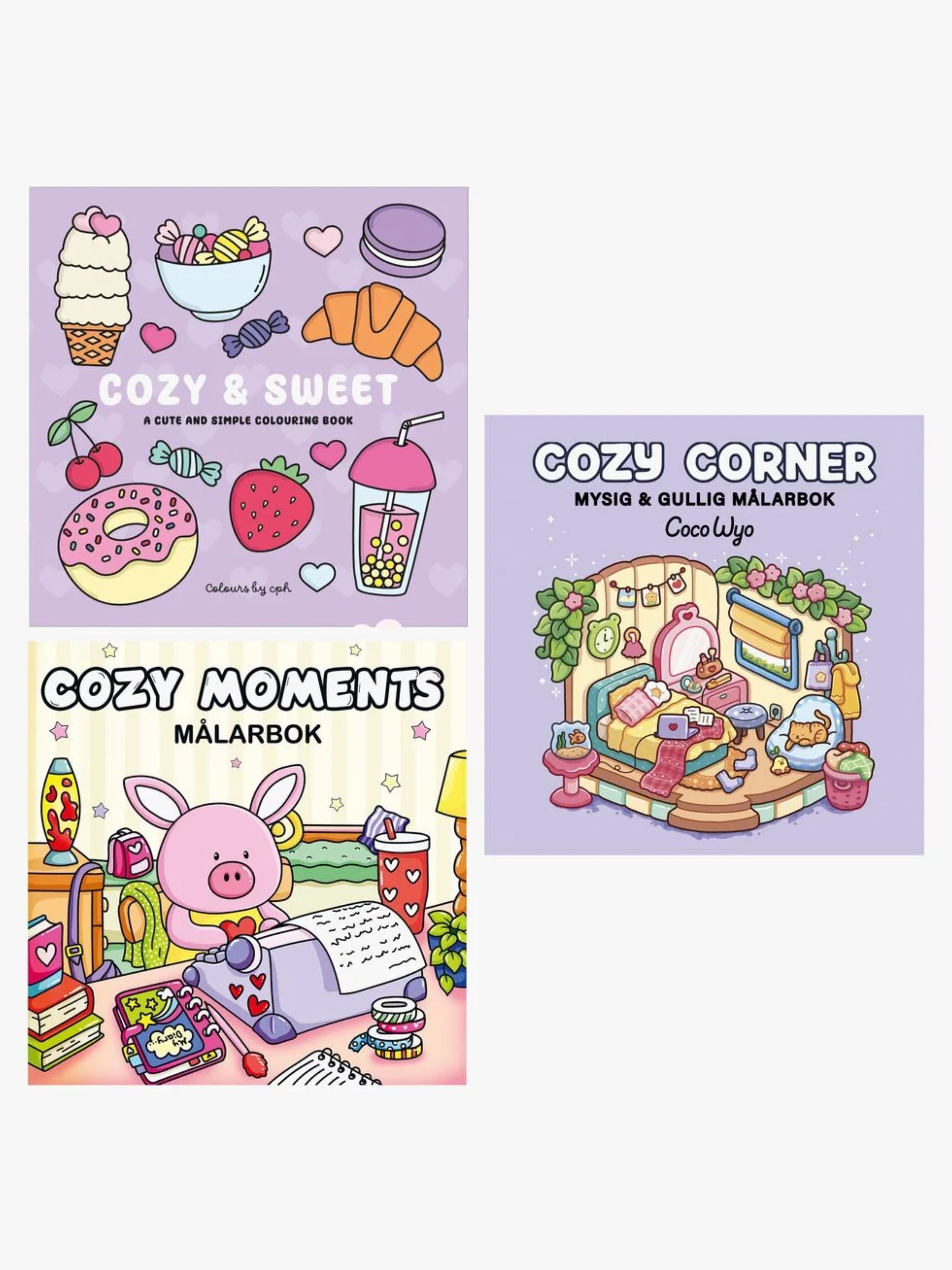 Cozy Malbuch-Paket Sweet Moments