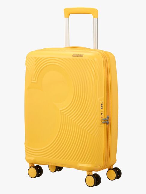 American Tourister Mickey Magic Spinner Koffer 37-44L, Flower Yellow